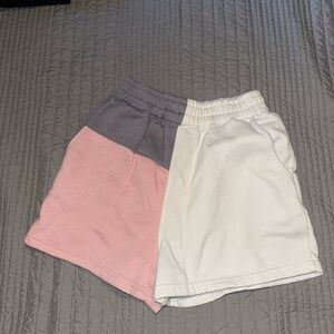 Misguided Colorblock Sweat Shorts